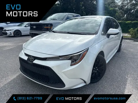 White 2021 Toyota Corolla LE for sale in Seffner, FL