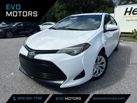 White 2019 Toyota Corolla L for sale in Seffner, FL