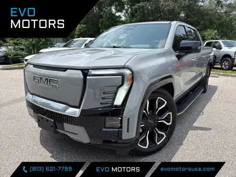 Gray 2024 GMC Sierra EV Denali Edition 1 for sale in Seffner, FL