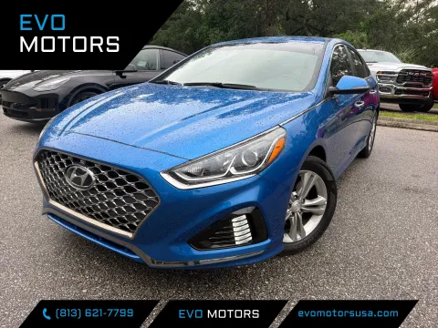 Blue 2019 Hyundai Sonata SEL for sale in Seffner, FL