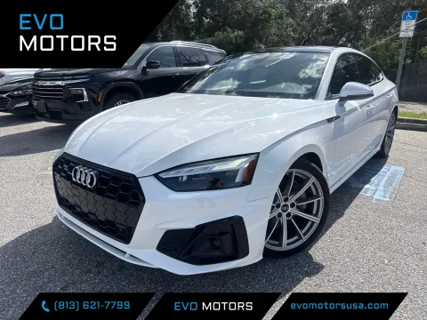 White 2025 Audi A5 Sportback S line Premium for sale in Seffner, FL