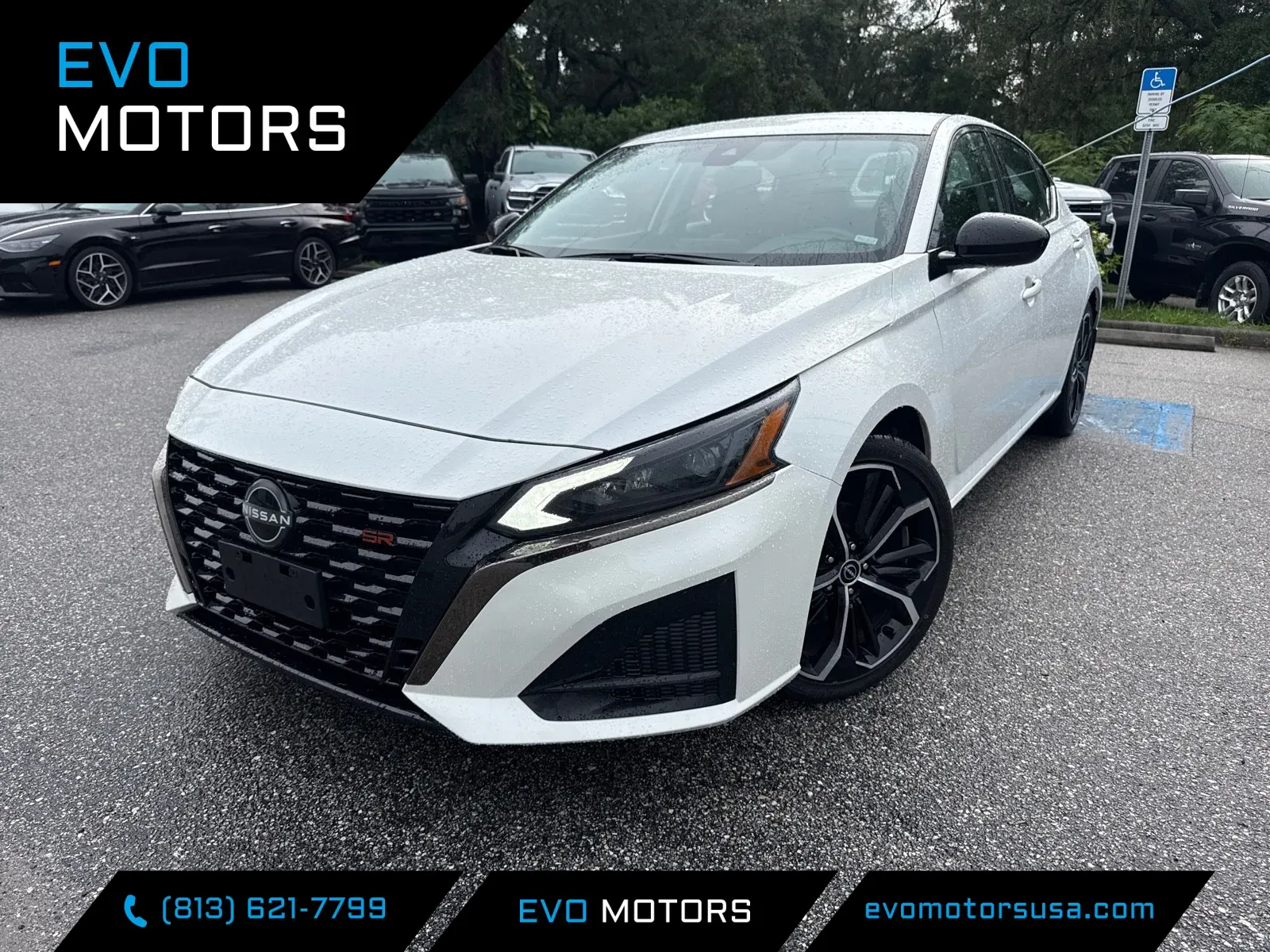 White 2024 Nissan Altima 2.5 SR for sale in Seffner, FL
