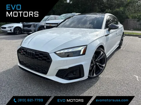 White 2025 Audi S5 Sportback Premium Plus for sale in Seffner, FL