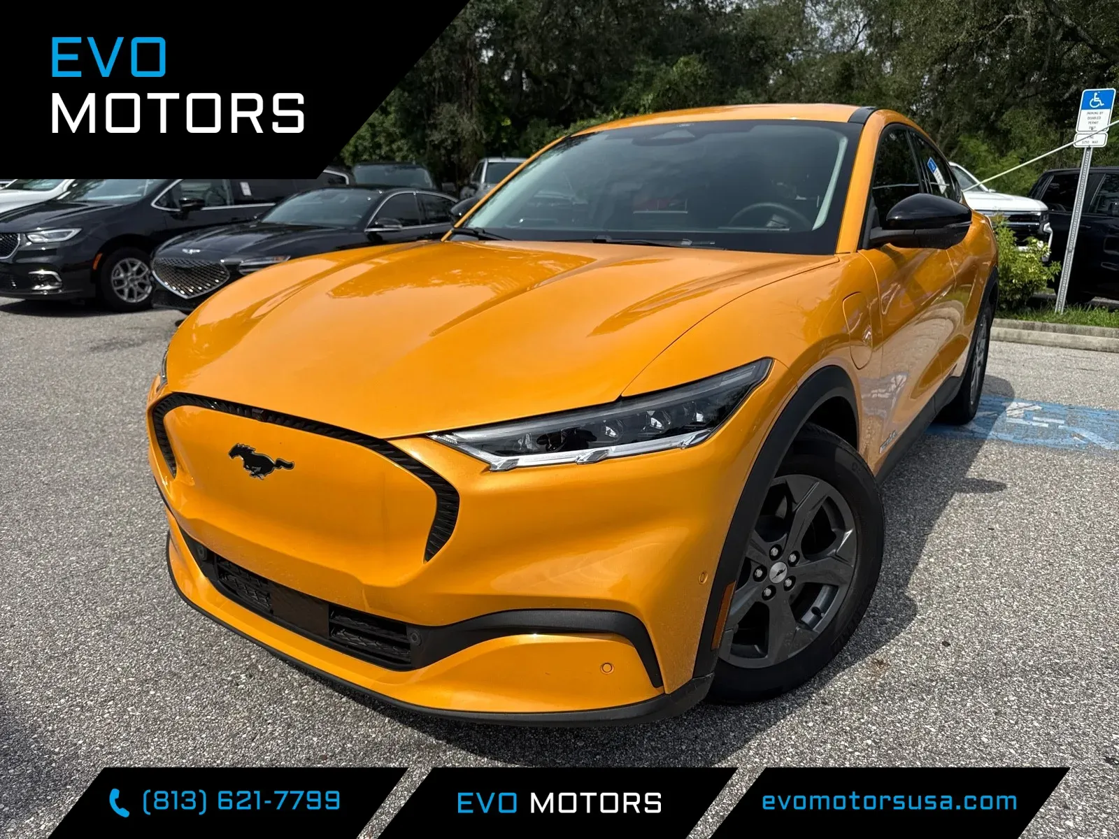 Orange 2023 Ford Mustang Mach-E Select for sale in Seffner, FL