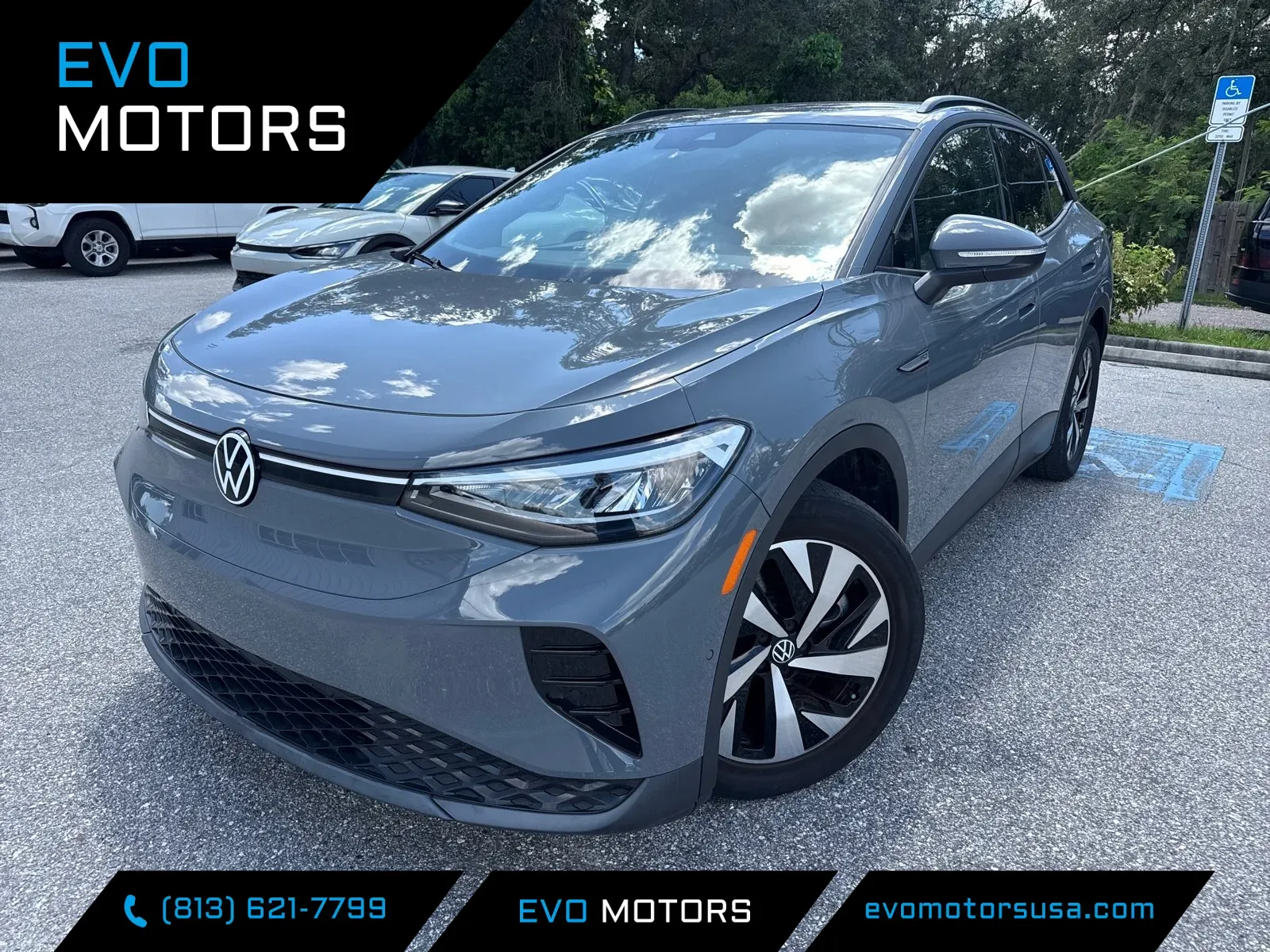 Gray 2023 Volkswagen ID.4 Pro for sale in Seffner, FL