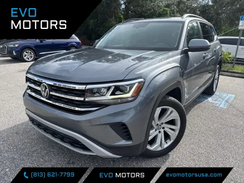 Gray 2023 Volkswagen Atlas 2.0T SE w/Technology & PANORAMIC SUNROOF for sale in Seffner, FL