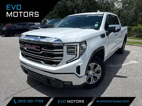 White 2025 GMC Sierra 1500 SLT Crew Cab V8 for sale in Seffner, FL
