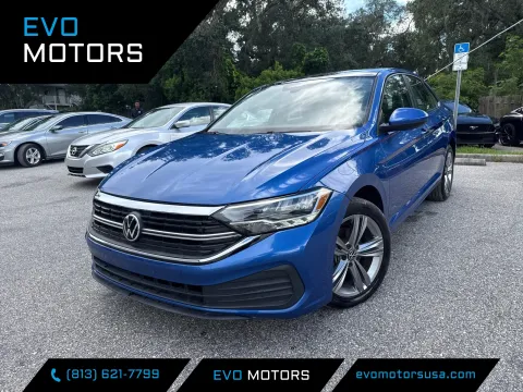 Blue 2022 Volkswagen Jetta SE for sale in Seffner, FL