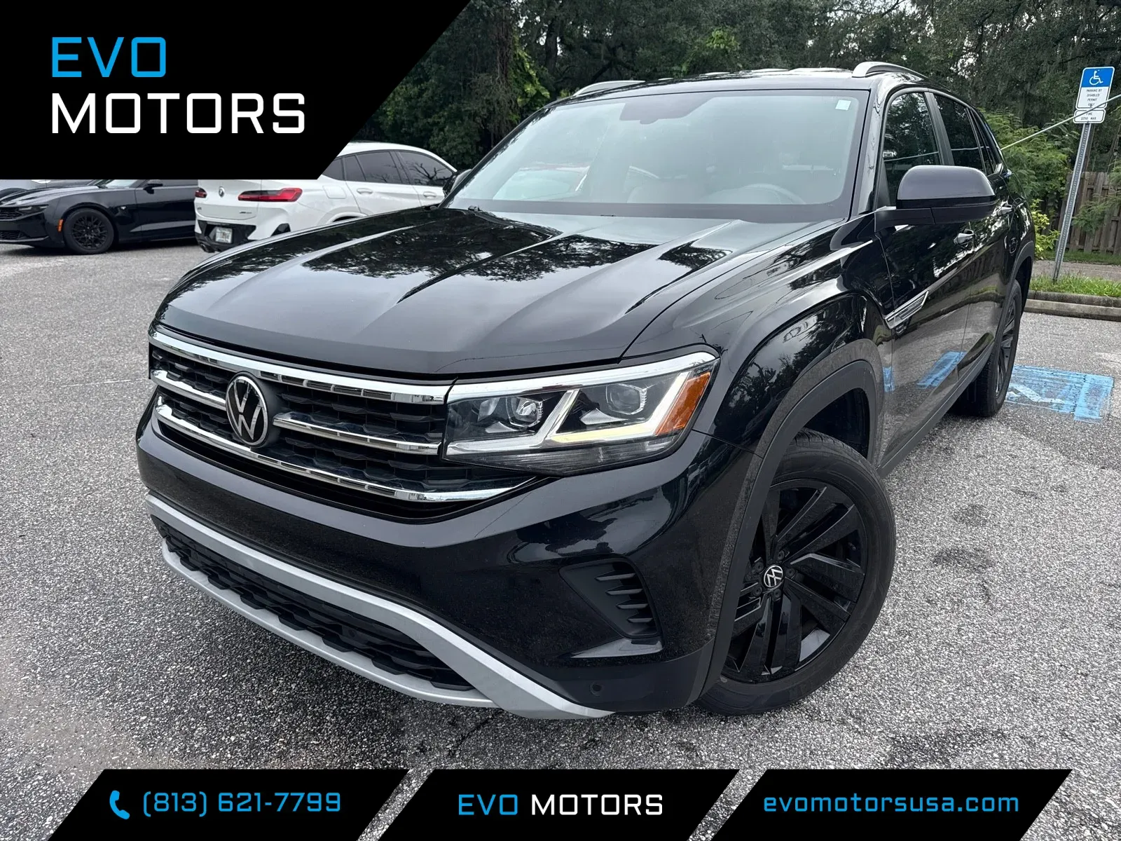 2023 Volkswagen Atlas Cross Sport 3.6L V6 SE w/Technology & BLACK WHEEL PACKAGE for sale in Seffner, FL
