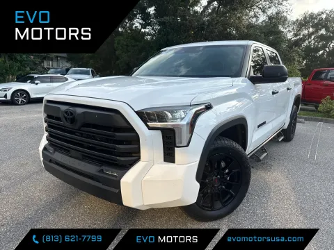 White 2025 Toyota Tundra SR5 w/20in TRD WHEELS & RUNNING BOARDS for sale in Seffner, FL