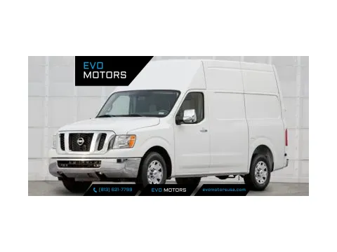 White 2021 Nissan NV Cargo SV for sale in Seffner, FL