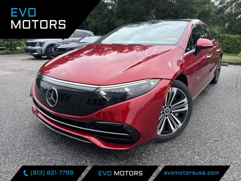 Red 2022 Mercedes-Benz EQS 450+ for sale in Seffner, FL