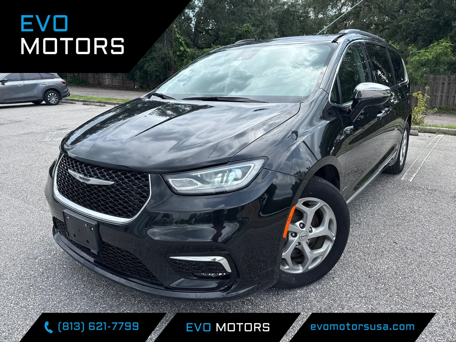 Black 2023 Chrysler Pacifica Limited for sale in Seffner, FL