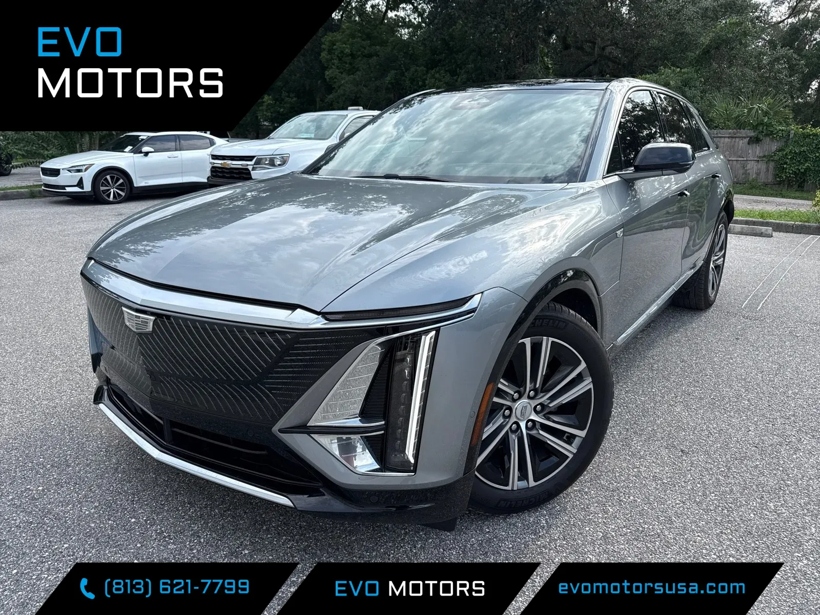 Silver 2024 Cadillac LYRIQ Luxury for sale in Seffner, FL