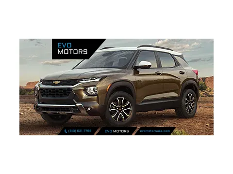 White 2021 Chevrolet Trailblazer LS for sale in Seffner, FL