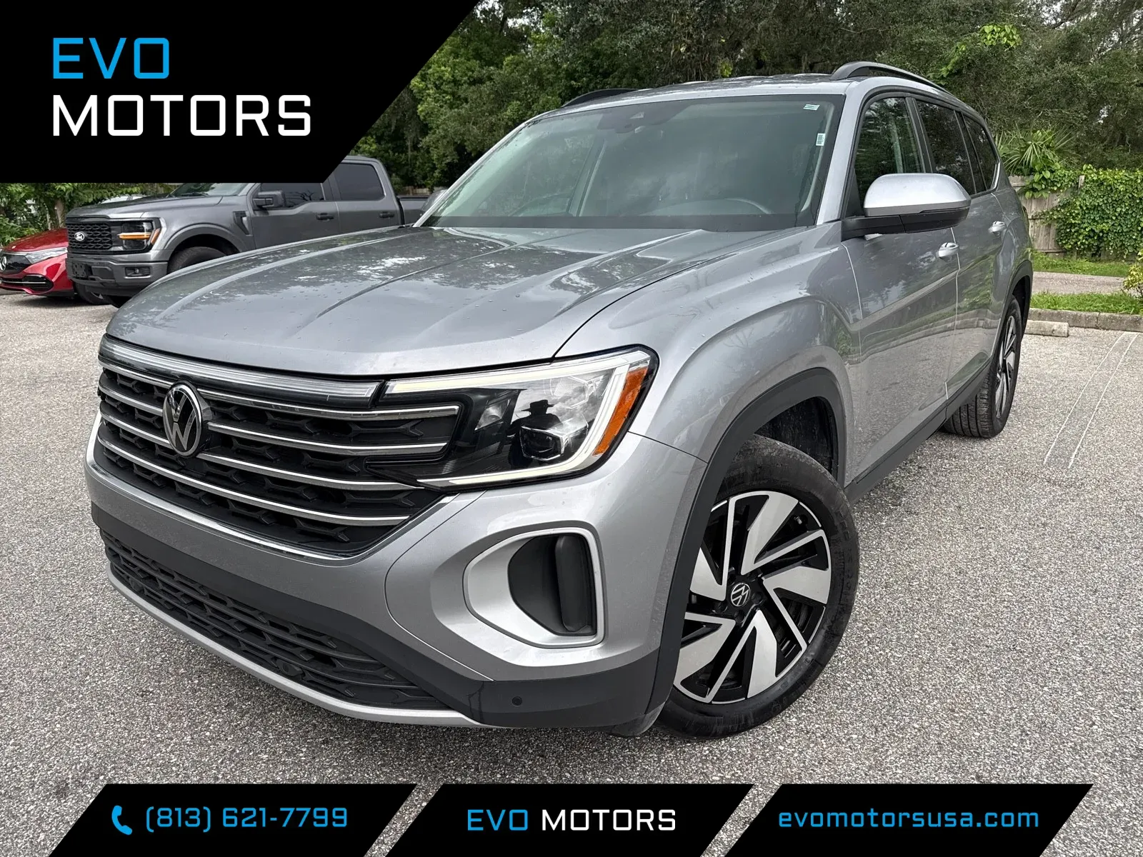 Silver 2025 Volkswagen Atlas 2.0T SE w/Technology for sale in Seffner, FL