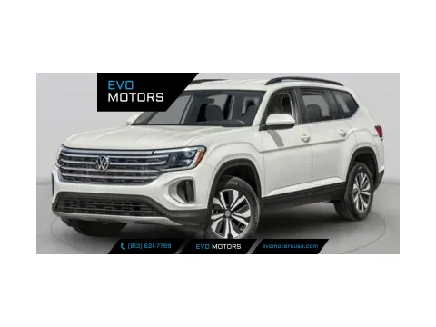 Black 2025 Volkswagen Atlas 2.0T SE w/Technology for sale in Seffner, FL