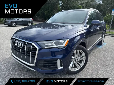 Blue 2023 Audi Q7 Premium for sale in Seffner, FL