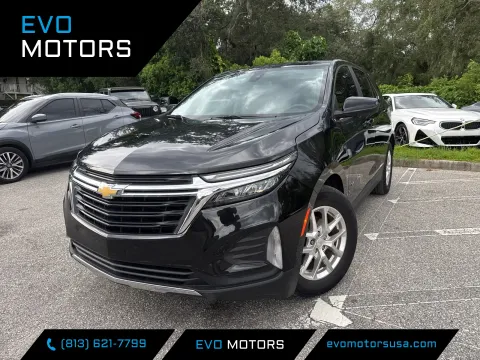 Black 2022 Chevrolet Equinox LT for sale in Seffner, FL
