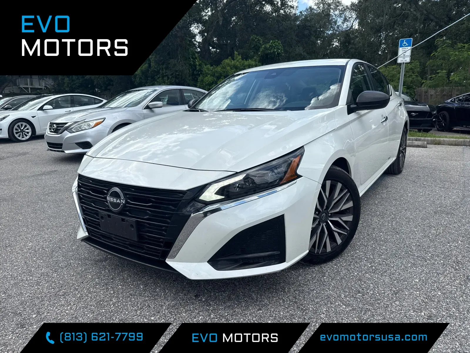 White 2024 Nissan Altima 2.5 SV for sale in Seffner, FL