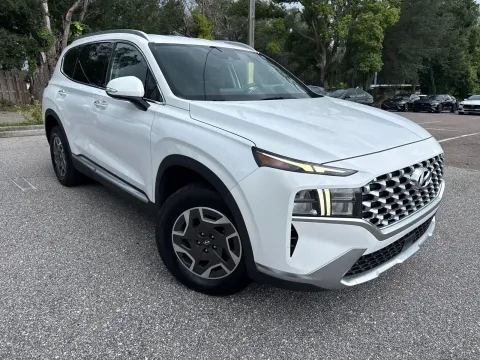 More photos of 2022 Hyundai Santa Fe Hybrid Blue at Evo Motors, FL