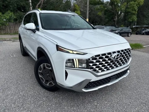 More photos of 2022 Hyundai Santa Fe Hybrid Blue at Evo Motors, FL