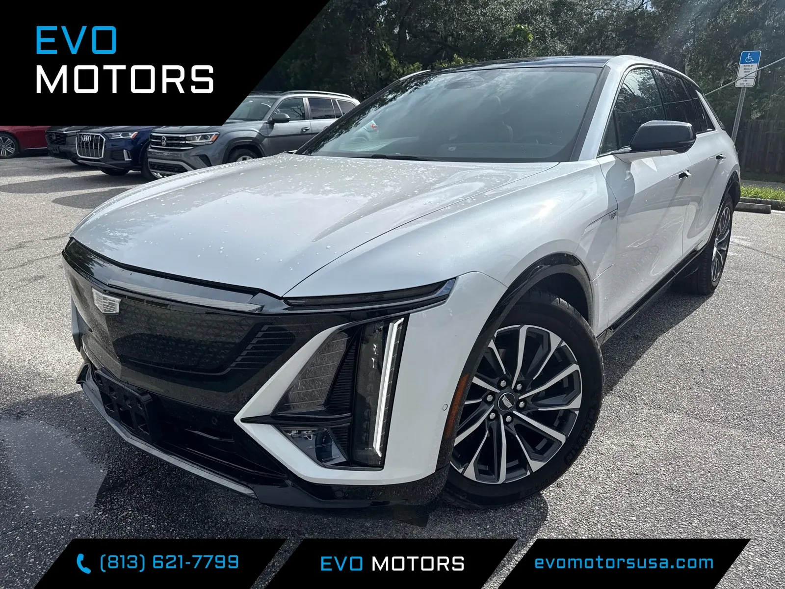 White 2024 Cadillac LYRIQ Sport for sale in Seffner, FL