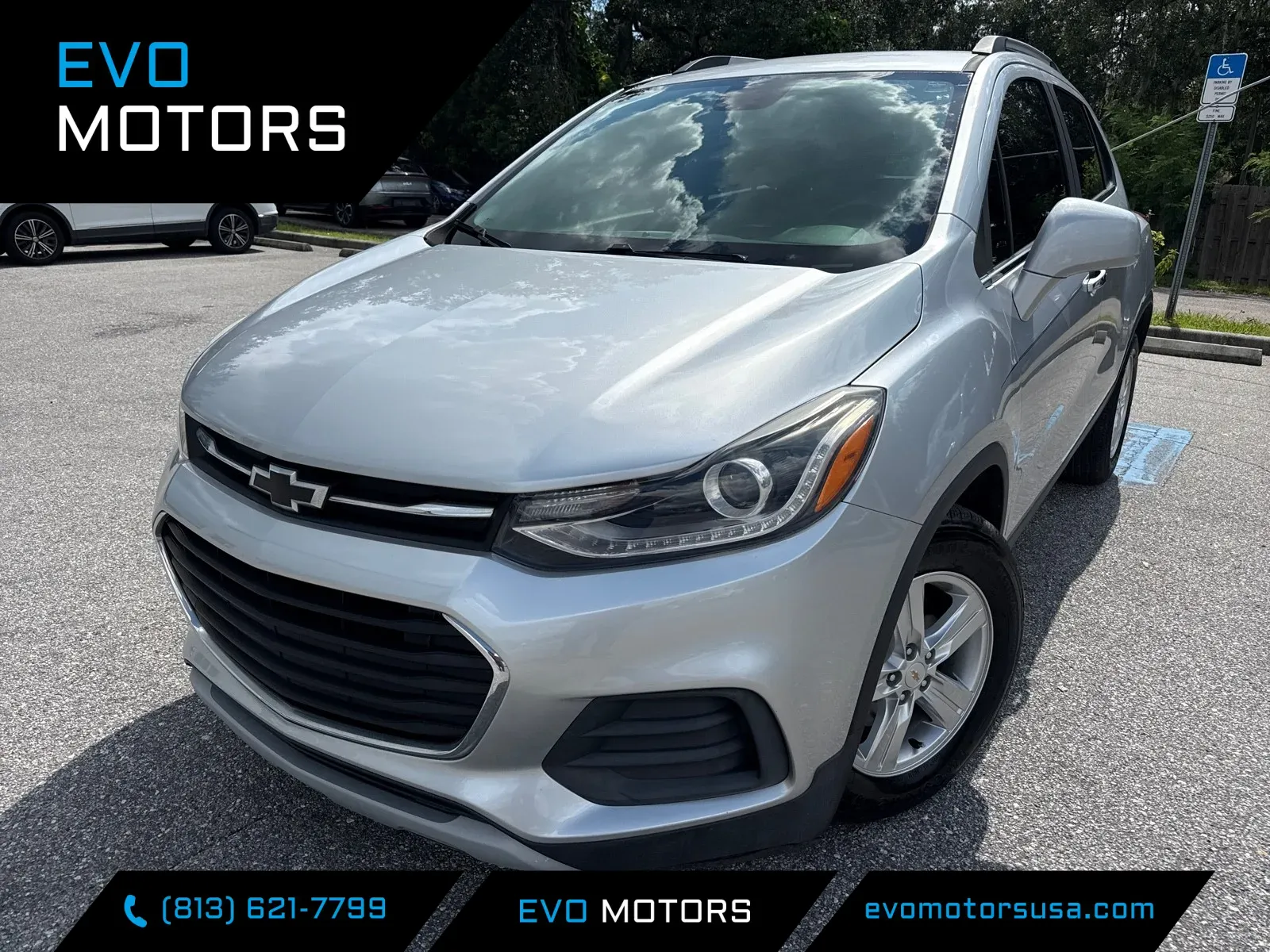Silver 2019 Chevrolet Trax LT for sale in Seffner, FL