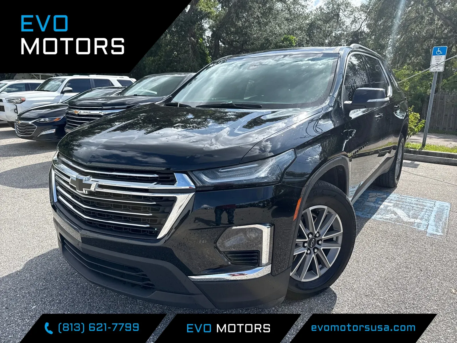 Black 2024 Chevrolet Traverse Limited LT Leather for sale in Seffner, FL