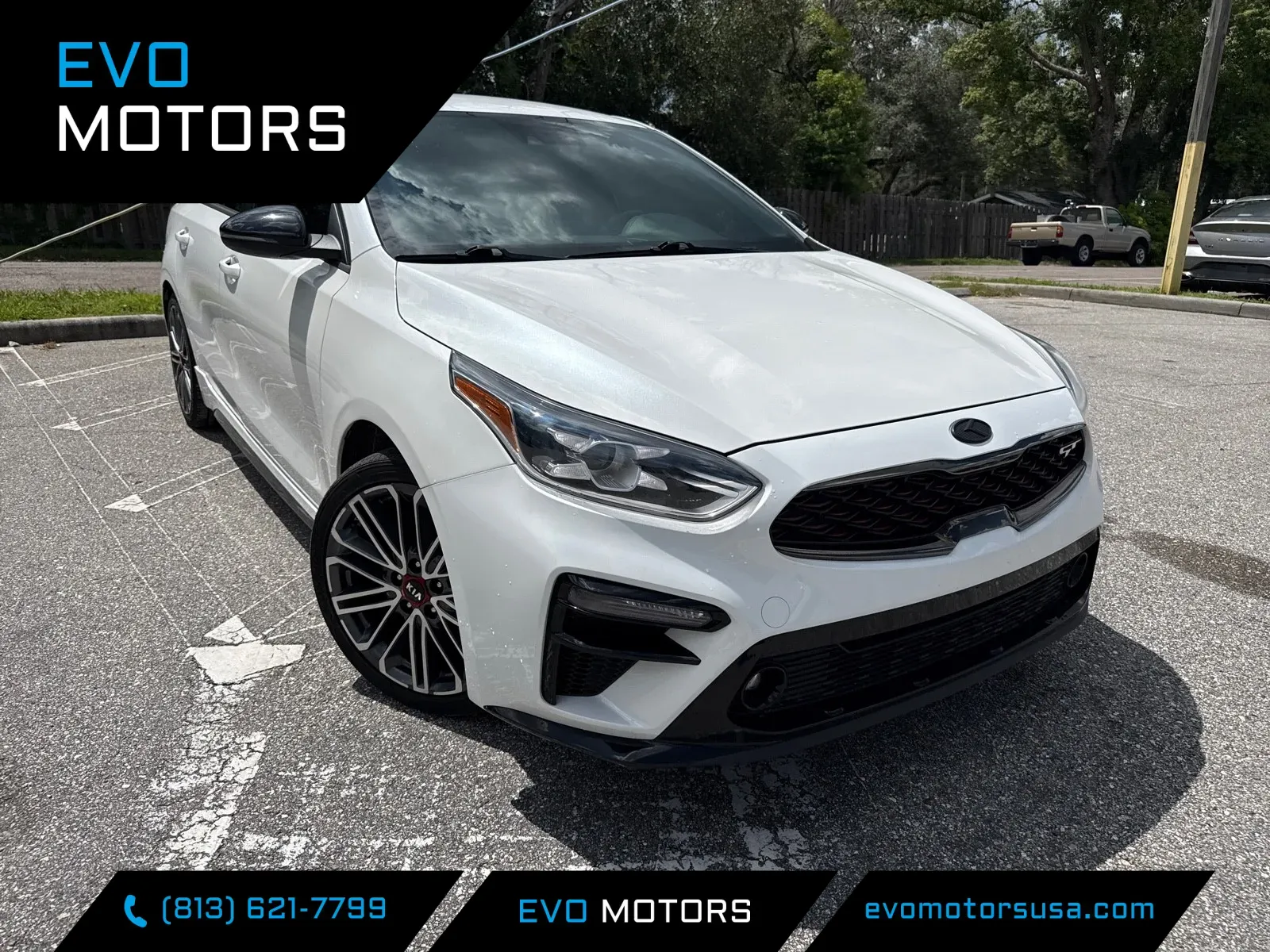 White 2021 Kia Forte GT for sale in Seffner, FL