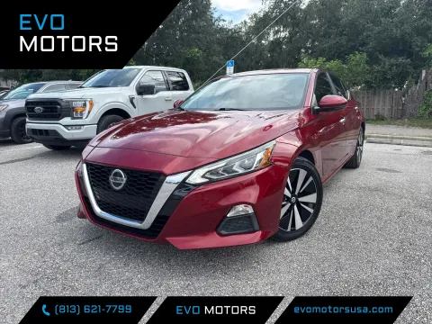 Red 2021 Nissan Altima 2.5 SV for sale in Seffner, FL