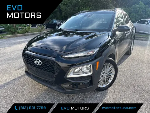Black 2021 Hyundai Kona SEL for sale in Seffner, FL
