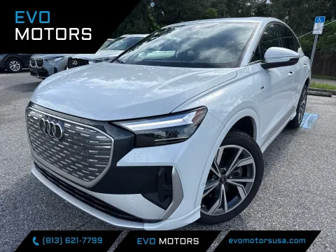White 2024 Audi Q4 e-tron Sportback Premium Plus W/Convenience Package for sale in Seffner, FL