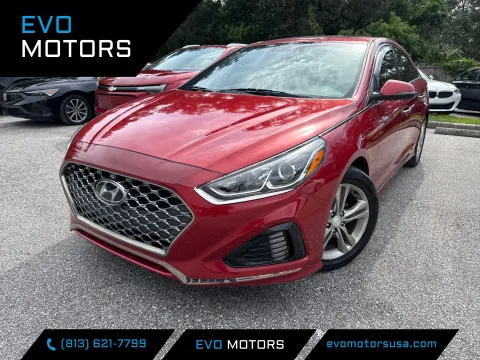 Red 2019 Hyundai Sonata Sport for sale in Seffner, FL