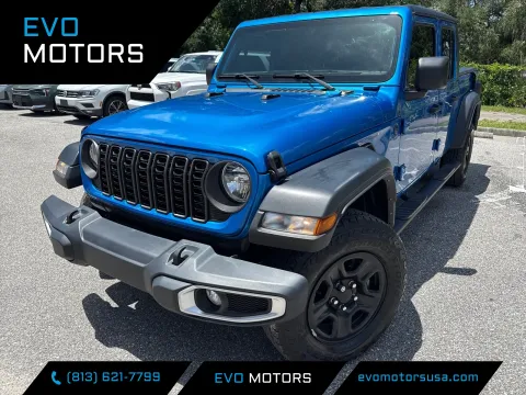 Blue 2024 Jeep Gladiator Sport for sale in Seffner, FL