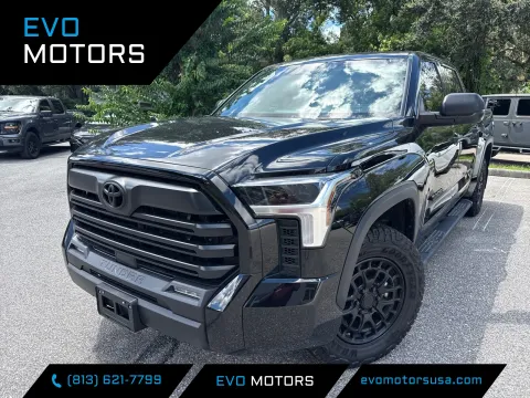 Black 2025 Toyota Tundra SR5 Crew Cab for sale in Seffner, FL