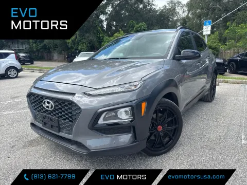 Gray 2021 Hyundai Kona NIGHT for sale in Seffner, FL