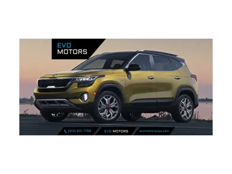 Gray 2021 Kia Seltos EX for sale in Seffner, FL