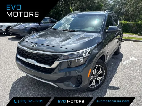Gray 2021 Kia Seltos EX for sale in Seffner, FL
