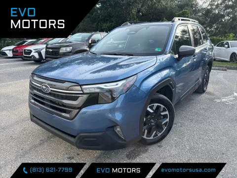 Blue 2025 Subaru Forester Premium AWD for sale in Seffner, FL
