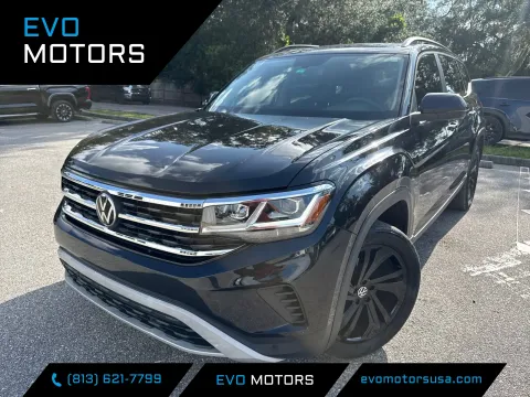 Black 2023 Volkswagen Atlas 2.0T SE w/Technology for sale in Seffner, FL