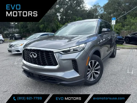 Gray 2023 INFINITI QX60 PURE for sale in Seffner, FL