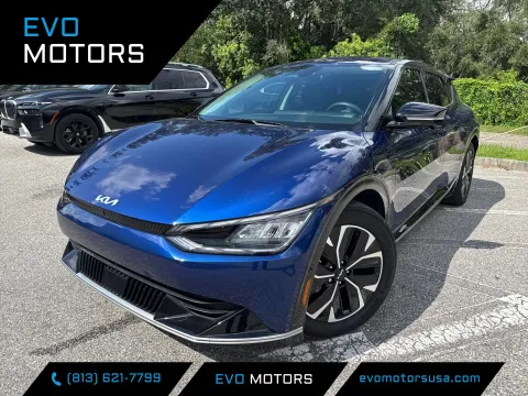 Blue 2023 Kia EV6 Wind TECHNOLOGY PACKAGE for sale in Seffner, FL
