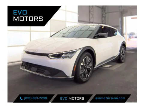 White 2024 Kia EV6 Light Long Range AWD for sale in Seffner, FL