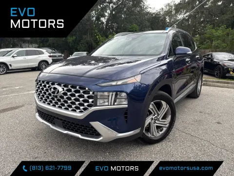 Blue 2023 Hyundai Santa Fe SEL W/PREMIUM PACKAGE * LTHR. PANO. * for sale in Seffner, FL