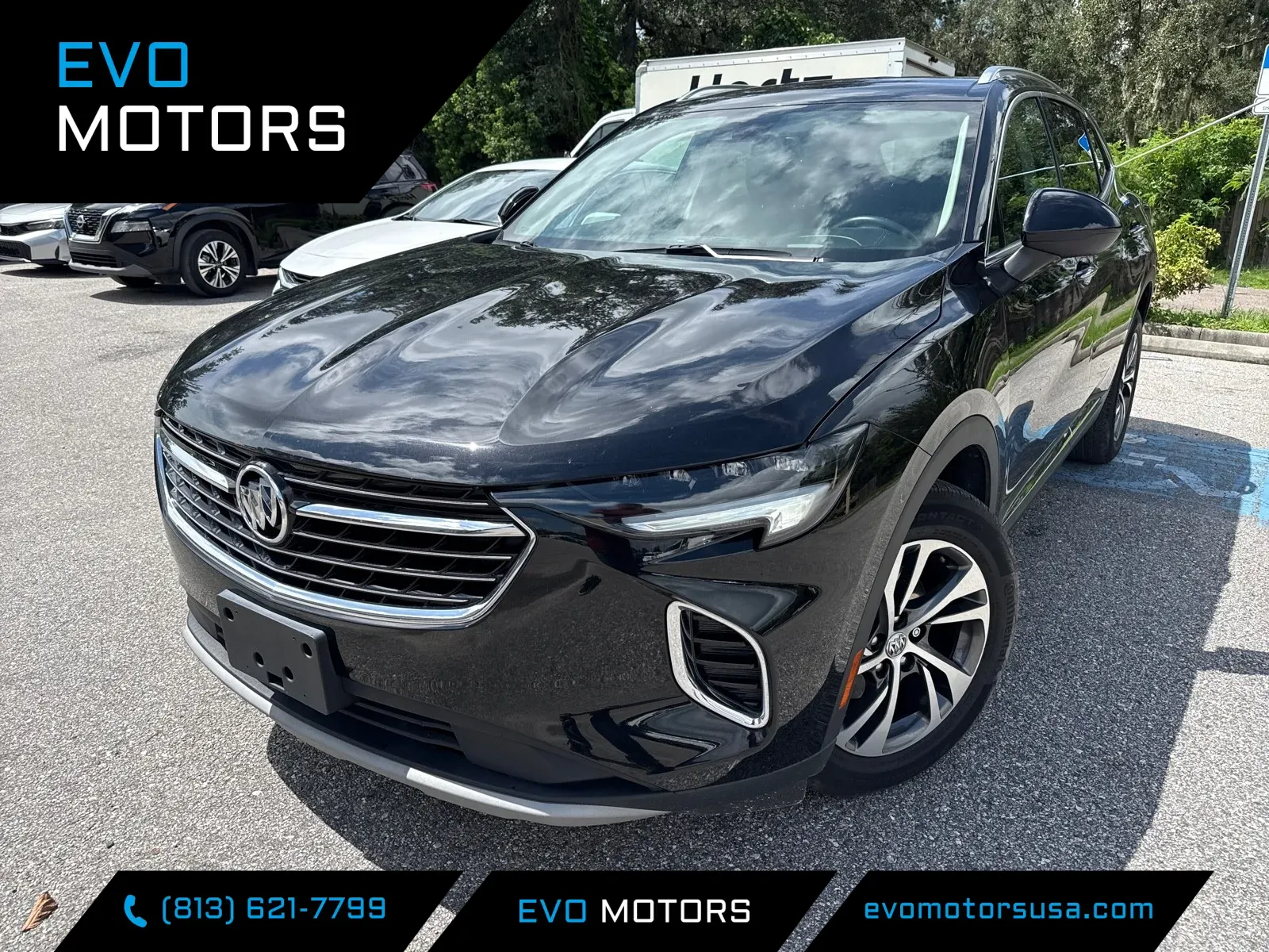 Black 2022 Buick Envision Essence for sale in Seffner, FL