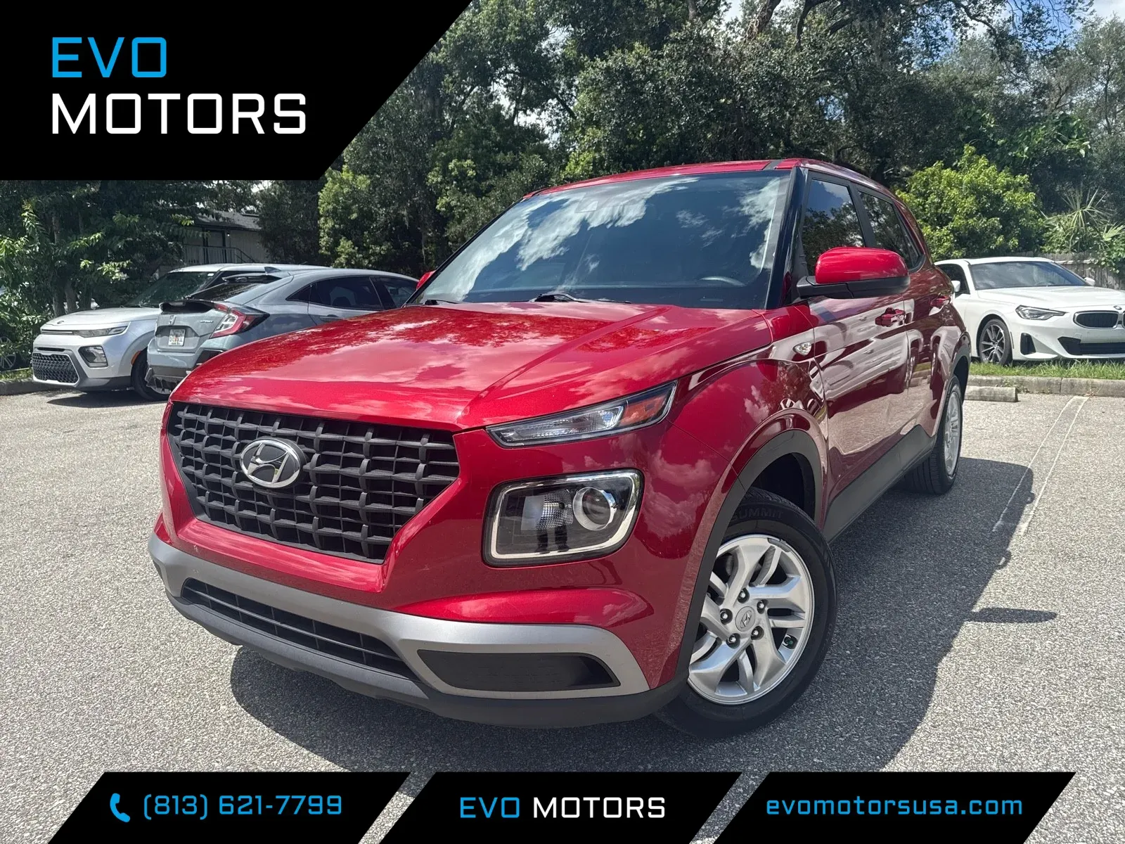 Red 2022 Hyundai Venue SE for sale in Seffner, FL