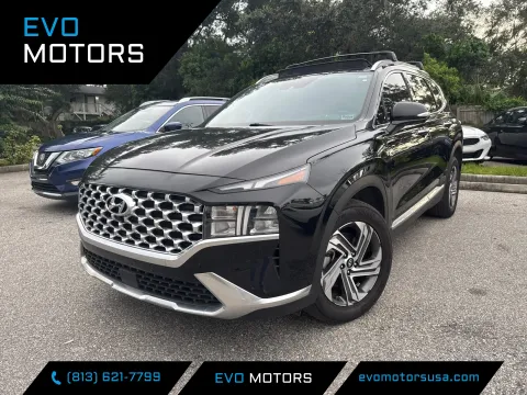 Black 2023 Hyundai Santa Fe SEL W/PREMIUM PACKAGE LTHR. & PANO. for sale in Seffner, FL