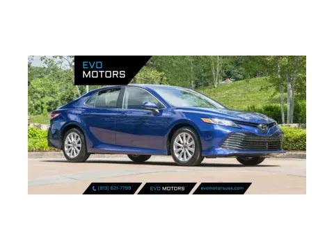 White 2019 Toyota Camry LE for sale in Seffner, FL