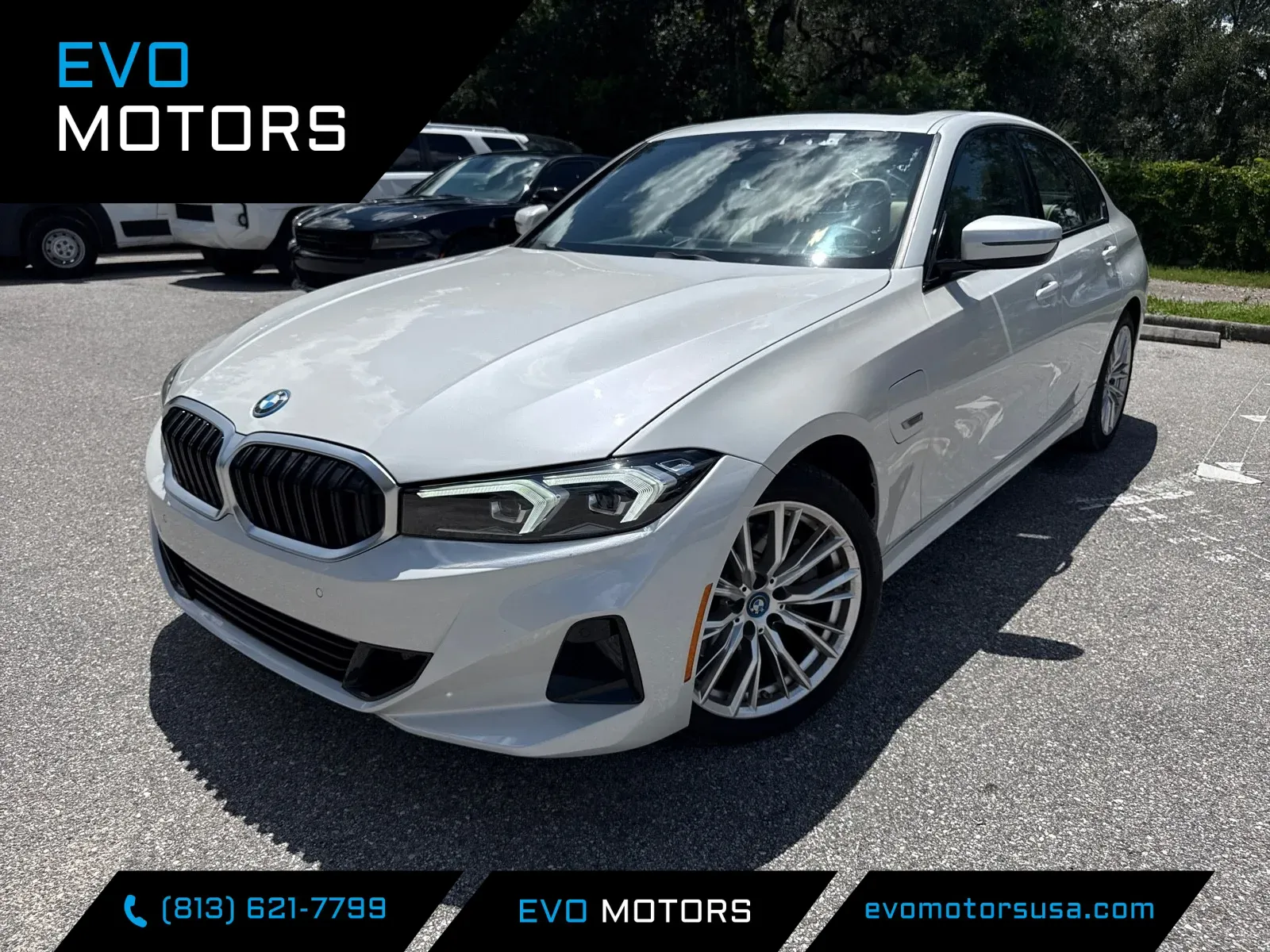White 2023 BMW 3 Series 330e W/Premium Package for sale in Seffner, FL